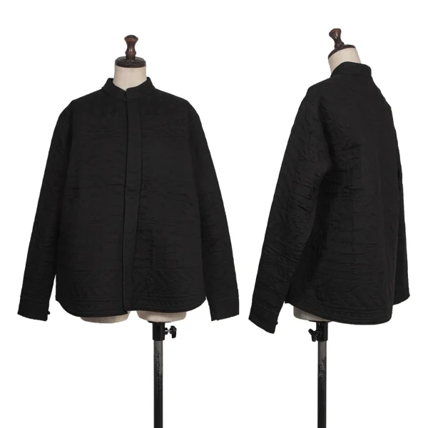 ASHA BY MDS Graphic Embroidery Stand-collar Jacket Black M K-173847_001