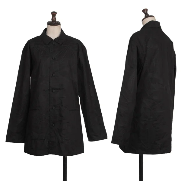 ASHA BY MDS Graphic Floral Embroidery Jacket Black M K-173848_001