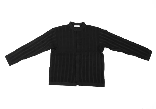 ASHA BY MDS Striped Embroidery Stand-collar Jacket K-173849_002