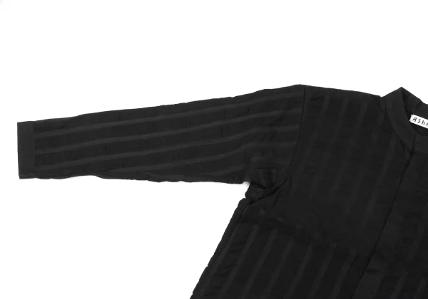 ASHA BY MDS Striped Embroidery Stand-collar Jacket K-173849_005