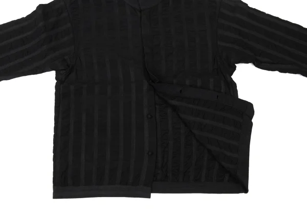 ASHA BY MDS Striped Embroidery Stand-collar Jacket K-173849_009