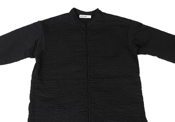 ASHA BY MDS Patch Pocket Sashiko Stand-collar Jacket K-173850_003