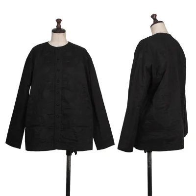 ASHA BY MDS Floral Embroidery Buttonless Jacket