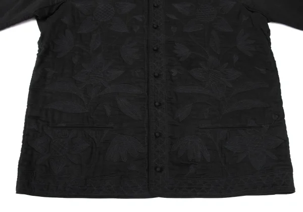 ASHA BY MDS Floral Embroidery Buttonless Jacket K-173851_007