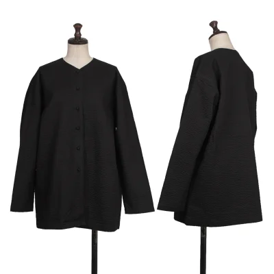 ASHA BY MDS Stitch Design Collarless Jacket