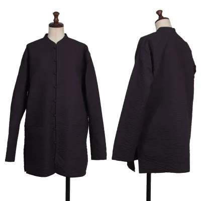 ASHA BY MDS Sashiko Double-face Stand-collar Jacket