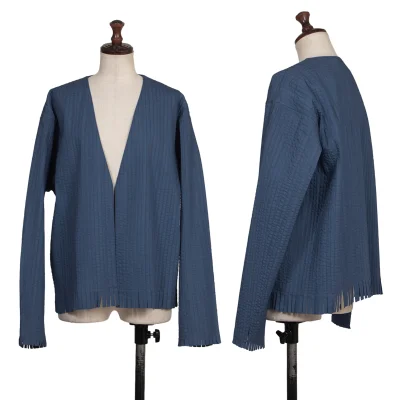 ASHA BY MDS Tape Design Collarless Buttonless Jacket