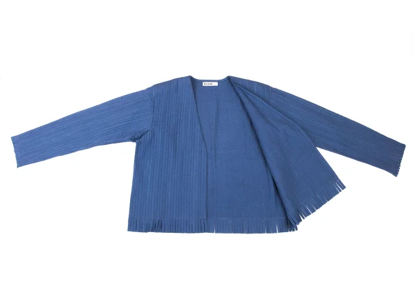 ASHA BY MDS Tape Design Collarless Buttonless Jacket K-173854_011