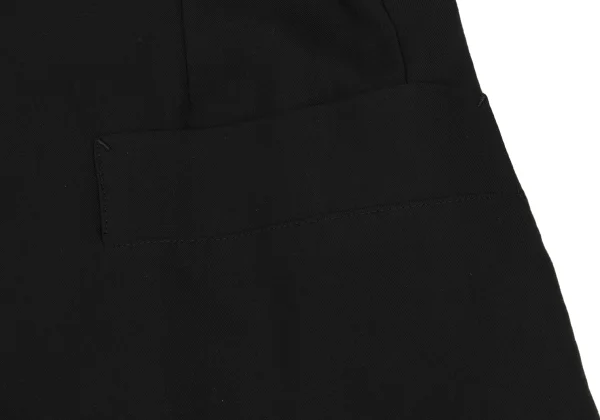 Yohji Yamamoto FEMME Rayon Blend Side Pleats Switching Long Jacket K-173857_009