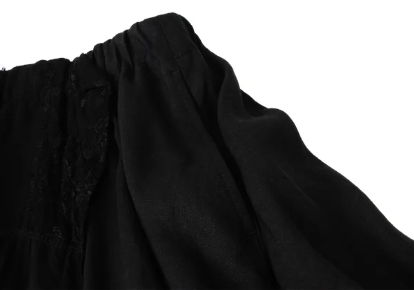REGULATION yohji yamamoto Patchwork Design Linen Skirt K-173859_005