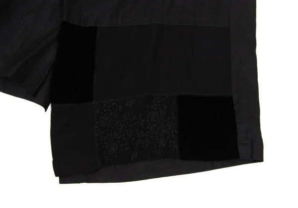 REGULATION yohji yamamoto Patchwork Design Linen Skirt K-173859_013