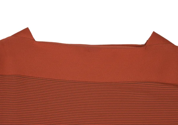 ISSEY MIYAKE Striped Weave Waist Belted Design Dress K-173863_004