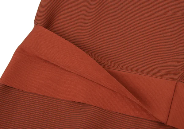 ISSEY MIYAKE Striped Weave Waist Belted Design Dress K-173863_008