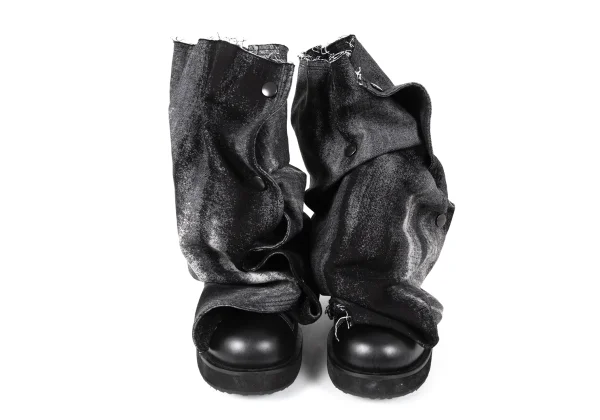 LIMI feu Discharge Printed Detachable Legs Leather Shoes K-173868_002