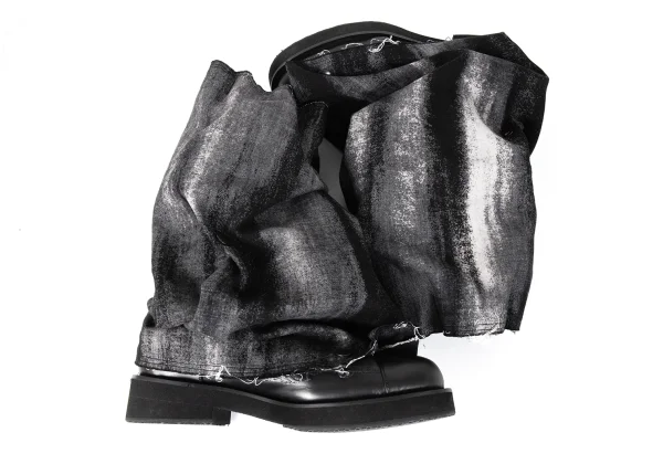 LIMI feu Discharge Printed Detachable Legs Leather Shoes K-173868_003