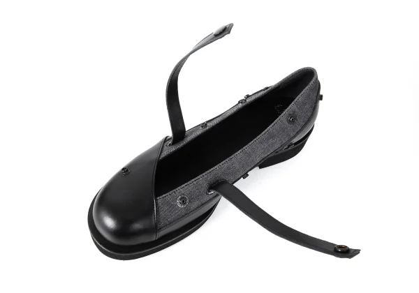 LIMI feu Discharge Printed Detachable Legs Leather Shoes K-173868_009