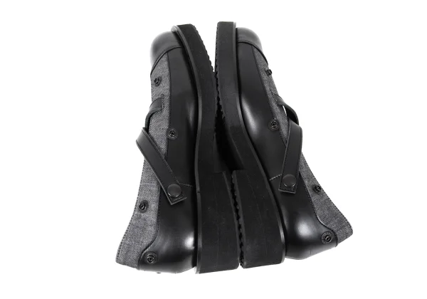 LIMI feu Discharge Printed Detachable Legs Leather Shoes K-173868_013