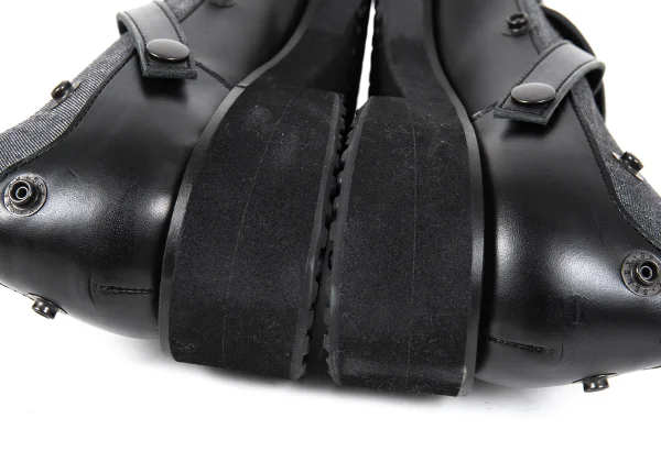 LIMI feu Discharge Printed Detachable Legs Leather Shoes K-173868_014