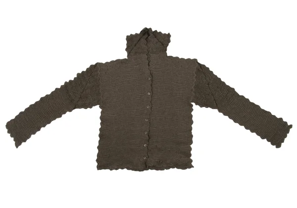 ISSEY MIYAKE Wrinkled Woolly Pleats Blouse K-173869_002