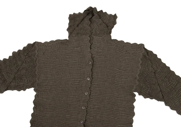 ISSEY MIYAKE Wrinkled Woolly Pleats Blouse K-173869_003