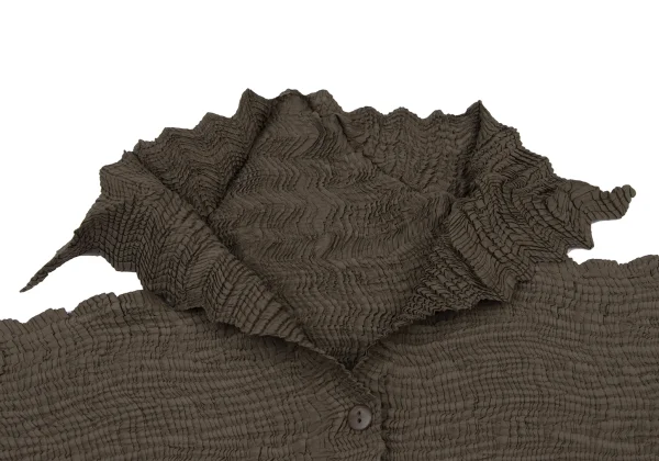 ISSEY MIYAKE Wrinkled Woolly Pleats Blouse K-173869_005