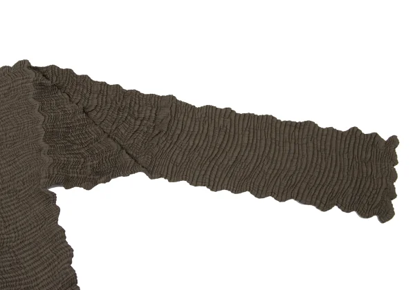 ISSEY MIYAKE Wrinkled Woolly Pleats Blouse K-173869_007