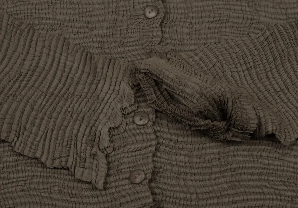 ISSEY MIYAKE Wrinkled Woolly Pleats Blouse K-173869_008
