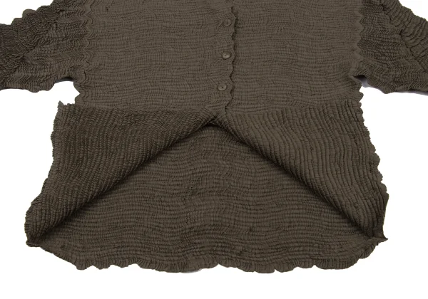 ISSEY MIYAKE Wrinkled Woolly Pleats Blouse K-173869_010