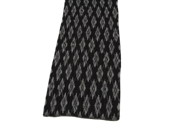 ISSEY MIYAKE Argyle Print Pleats Sleeveless Tunic K-173870_010