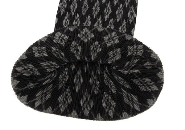 ISSEY MIYAKE Argyle Print Pleats Sleeveless Tunic K-173870_012