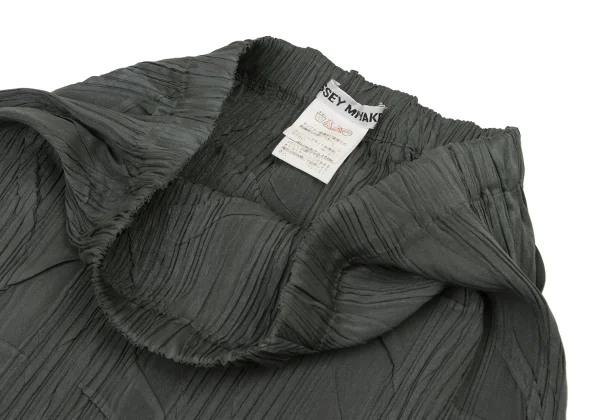 ISSEY MIYAKE Wrinkled Pleats Shiny Skirt K-173872_004