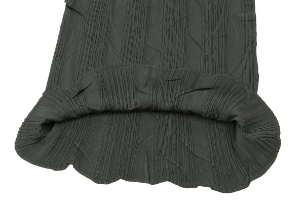 ISSEY MIYAKE Wrinkled Pleats Shiny Skirt K-173872_007