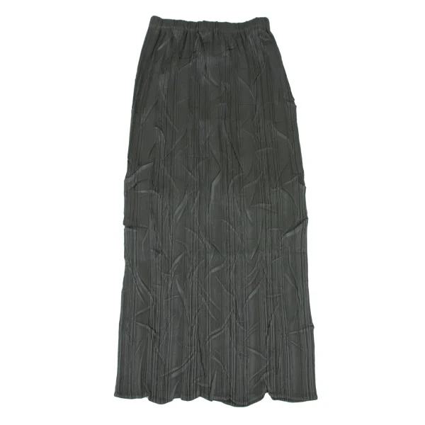 ISSEY MIYAKE Wrinkled Pleats Shiny Skirt K-173872_008