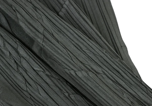 ISSEY MIYAKE Wrinkled Pleats Shiny Skirt K-173872_010