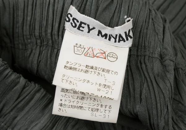 ISSEY MIYAKE Wrinkled Pleats Shiny Skirt K-173872_012