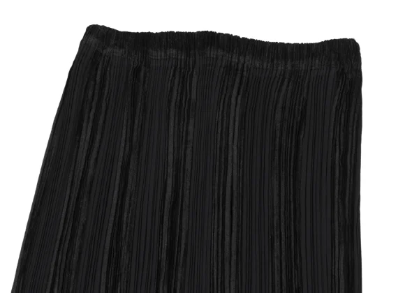 ISSEY MIYAKE Velour Striped Pleats Skirt K-173873_003