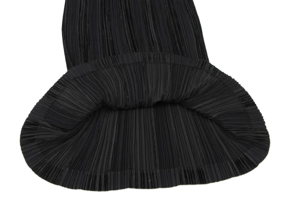 ISSEY MIYAKE Velour Striped Pleats Skirt K-173873_006