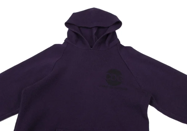 GOOD DESIGN SHOP COMME des GARCONS×Charkes Kirk Wool Print Knit Hoodie K-173885_002