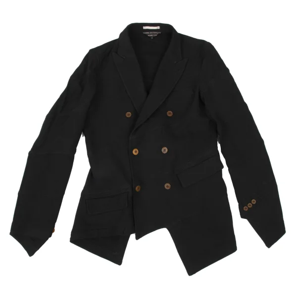 COMME des GARCONS HOMME PLUS Poly Twist Switching Double Jacket Black S K-173888_001