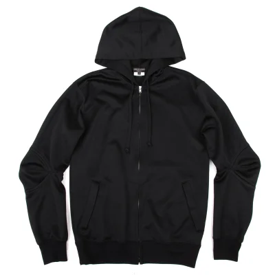 COMME des GARCONS HOMME PLUS Jersey Elbow Detail Zip Hoodie