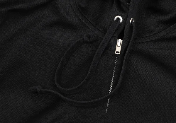 COMME des GARCONS HOMME PLUS Jersey Elbow Detail Zip Hoodie K-173889_003