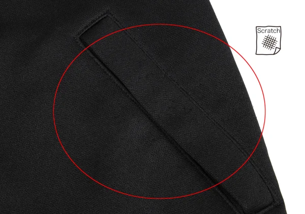 COMME des GARCONS HOMME PLUS Jersey Elbow Detail Zip Hoodie K-173889_009