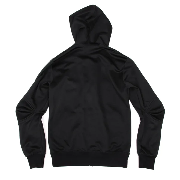 COMME des GARCONS HOMME PLUS Jersey Elbow Detail Zip Hoodie K-173889_012