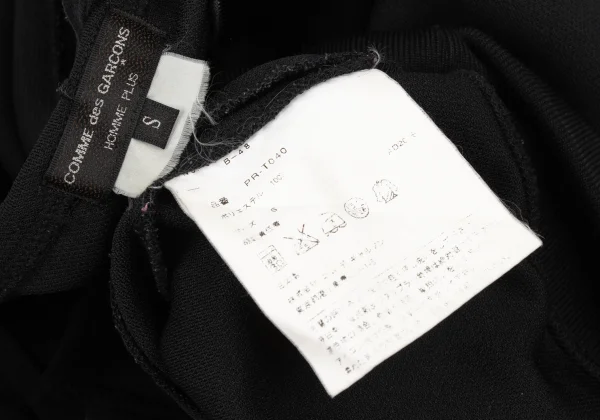 COMME des GARCONS HOMME PLUS Jersey Elbow Detail Zip Hoodie K-173889_015