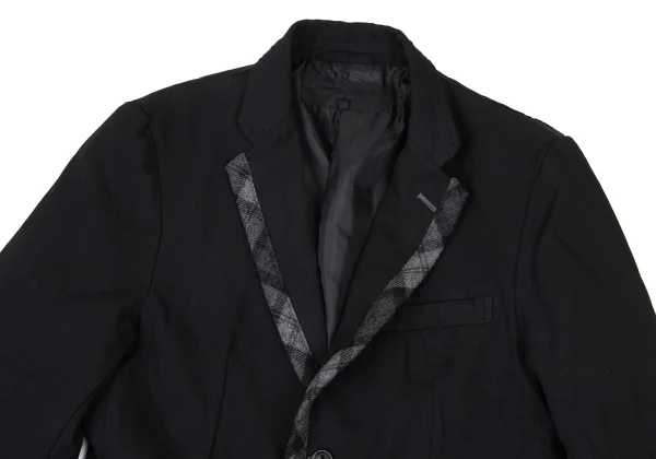 COMME des GARCONS HOMME Dyed Poly Lapel Switching Jacket K-173891_002