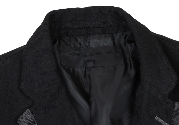 COMME des GARCONS HOMME Dyed Poly Lapel Switching Jacket K-173891_003