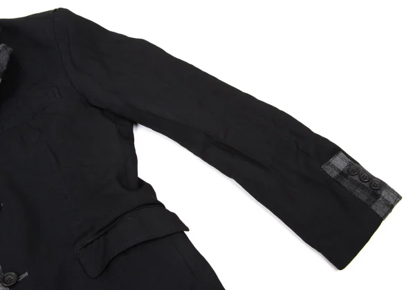 COMME des GARCONS HOMME Dyed Poly Lapel Switching Jacket K-173891_006