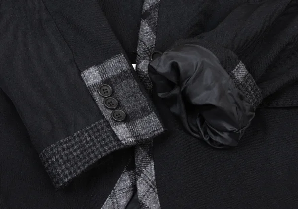 COMME des GARCONS HOMME Dyed Poly Lapel Switching Jacket K-173891_007