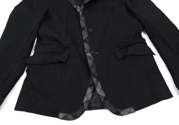 COMME des GARCONS HOMME Dyed Poly Lapel Switching Jacket K-173891_008