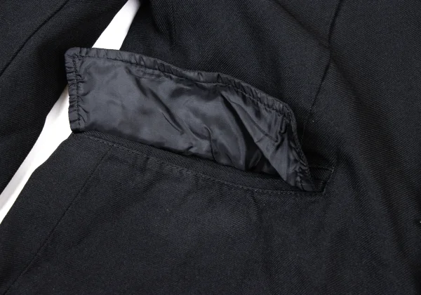 COMME des GARCONS HOMME Dyed Poly Lapel Switching Jacket K-173891_010